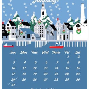 2027 Cape Cod Wall Calendar