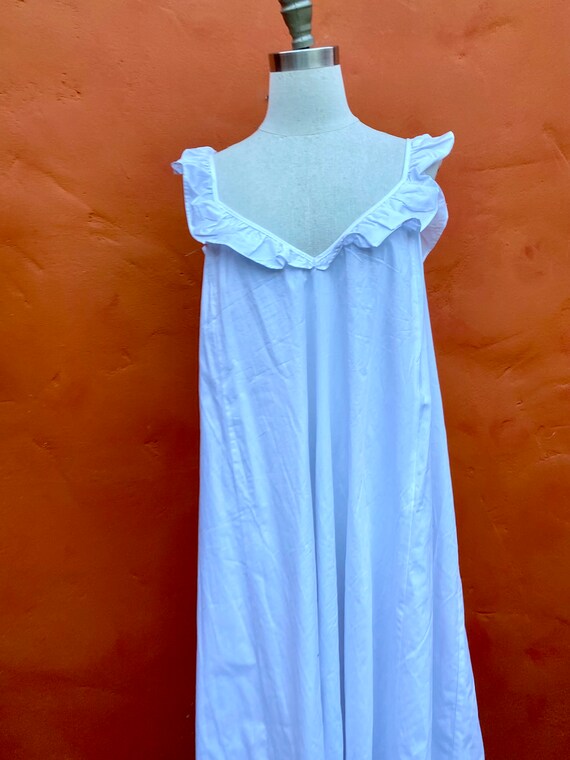 Vintage  Cotton Maxi Chemise Dress. Pirate SCA Me… - image 3