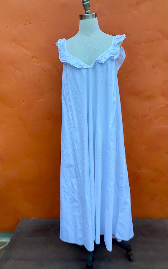 Vintage  Cotton Maxi Chemise Dress. Pirate SCA Me… - image 2