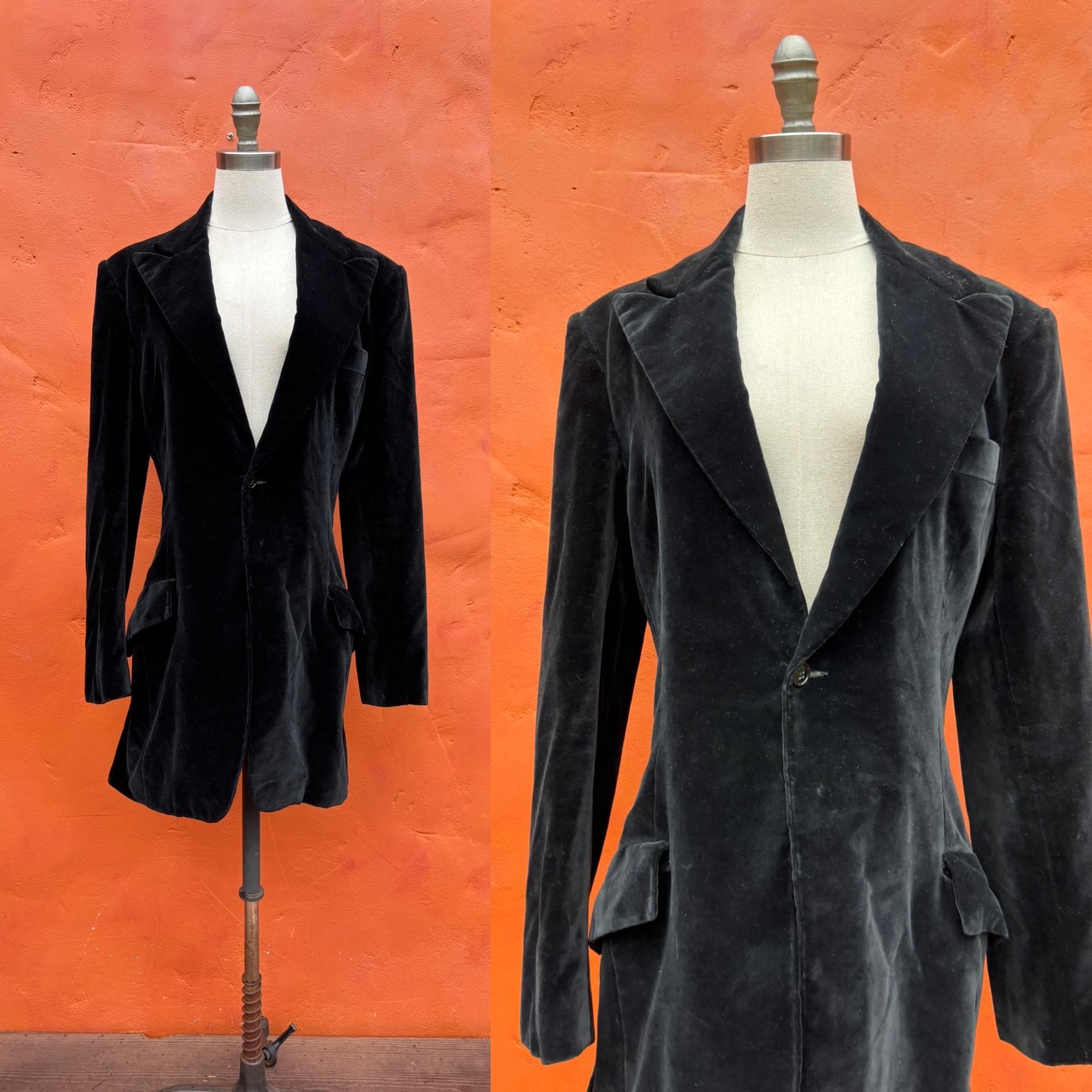 Blazer Femme Randy Kemper Taille 4 Noir – Laine/poly, Sur Mesure, Occasion Très Bon état