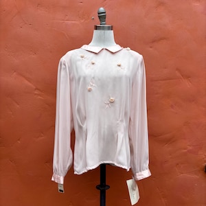 80s Sheer Shirt - Etsy
