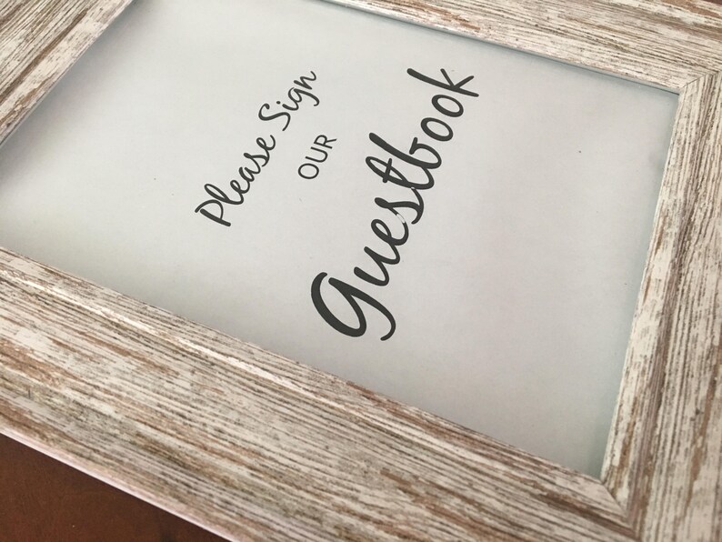 PRINTABLE 5x7 Please Sign Our Guestbook SIGN - Etsy