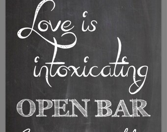 Love is Intoxicating - Etsy
