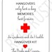 PRINTABLE Hangover Kit Tags - Etsy