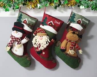 christmas stocking etsy