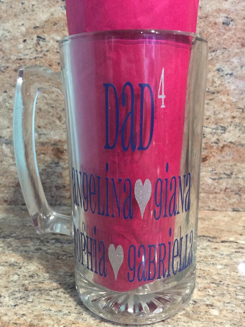 Download Personalized Beer Glass Dad Fathers Day Gift Birthday Gift Grandpa Gift Established Date Handmade Products Glassware Ilsr Org