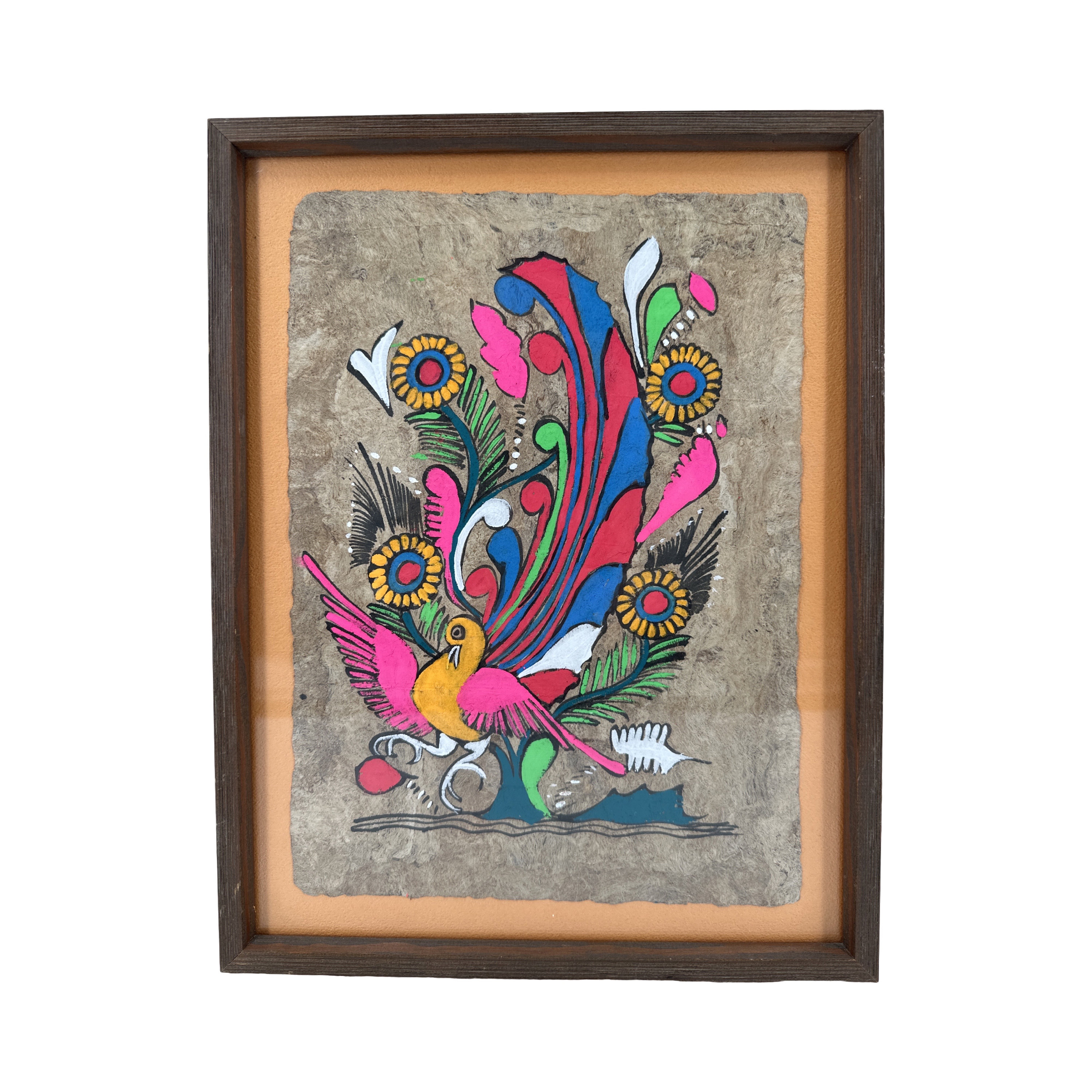 ビンテージメキシコ絵画メキシコ伝統アマテアート