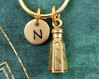 Petit porte-clé sel salière porte-clé poivre porte-clé personnalisé initiale porte-clé breloque sel porte-clé sel pendentif sel porte-clé cadeau nourriture