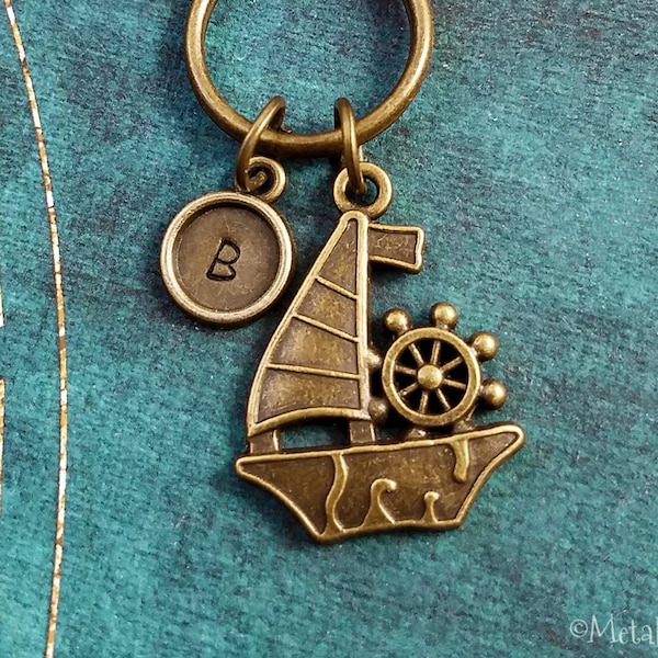 Sailboat Keychain Etsy
