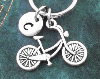 Bike Keychain SMALL Bicycle Keychain Personalized Keychain Biker Keychain Bicyclist Gift Bike Gift Biker Gift Bicycle Keyring Bicycle Gift