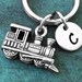 Train Keychain VERY SMALL Personalized Train Keyring Long | Etsy