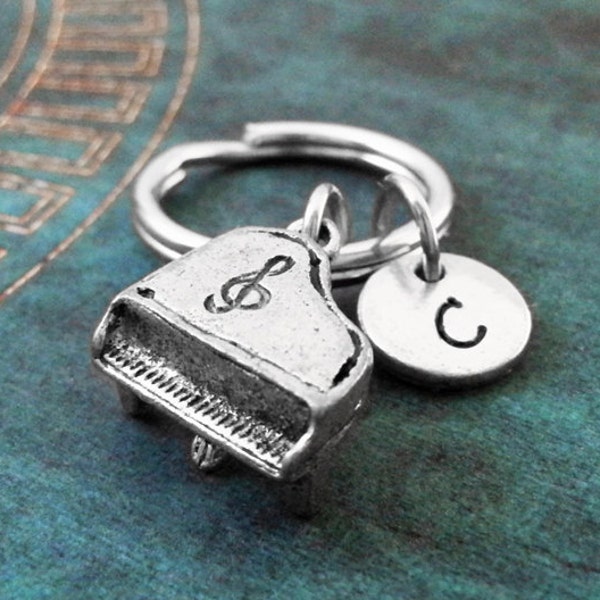 Piano Keychain - Etsy