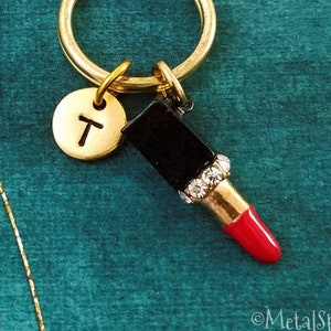 USA Seller - Luxury Lipstick holder keychain bag pendant