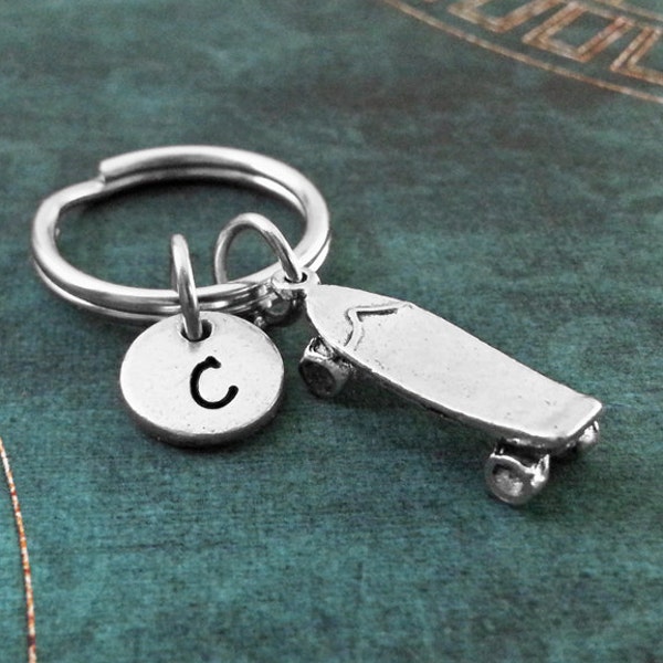 Skateboard Keychain Etsy