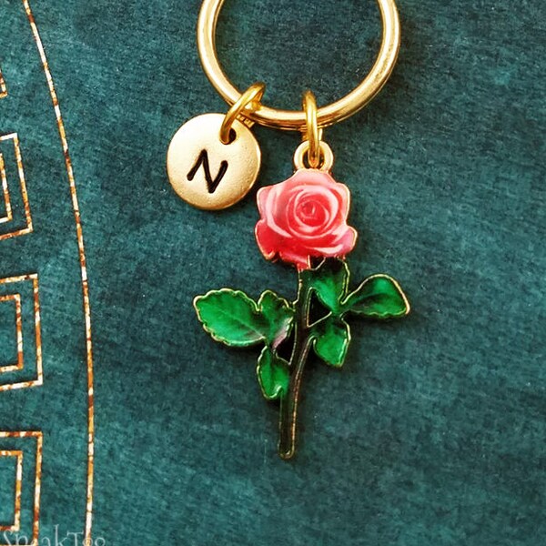 Red Rose Charm Etsy