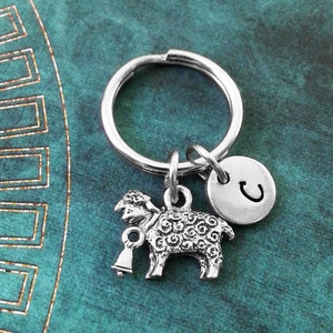 Sheep Keychain VERY SMALL Sheep Keyring Personalized Keychain Lamb Keychain Lamb Keyring Shepherd Keychain Shepherd Gift Christian Keychain