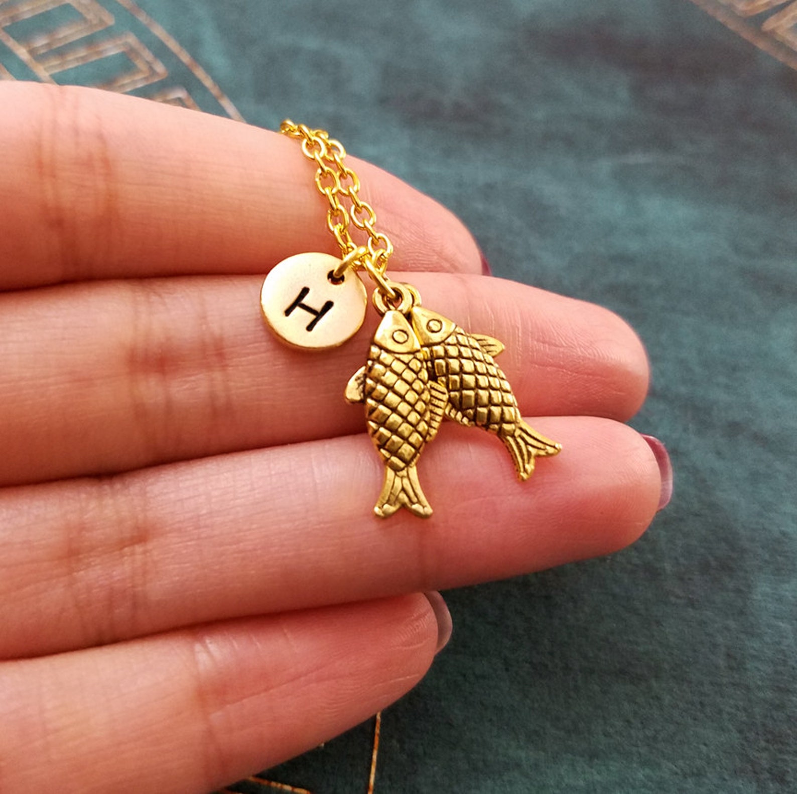 Fish Keyring Fish Keychain VERY SMALL Fish Keyring Fishing Keychain Father's Day ...