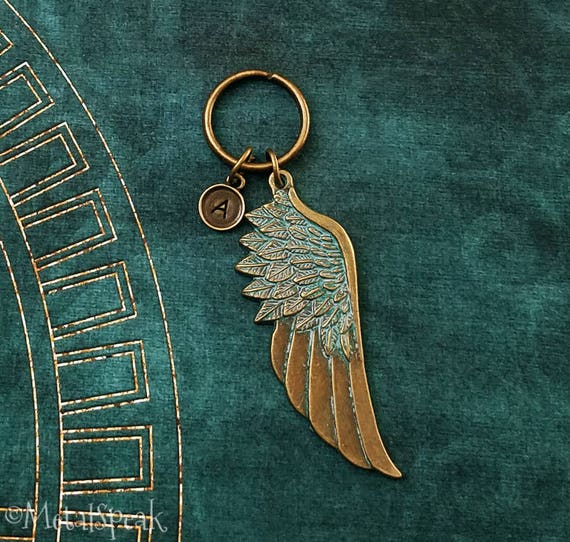 Angel wing keychain best sale