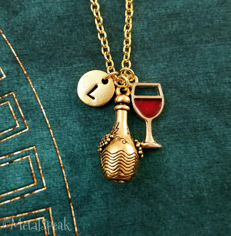 Wine Bottle Keychain SMALL Wine Keyring Red Wine Glass Etsy