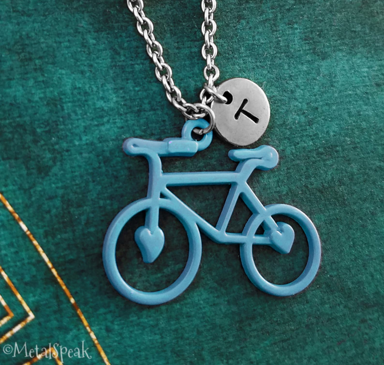 Bike Keychain SMALL Blue Bike Keyring Bicycle Keychain Teenage Etsy
