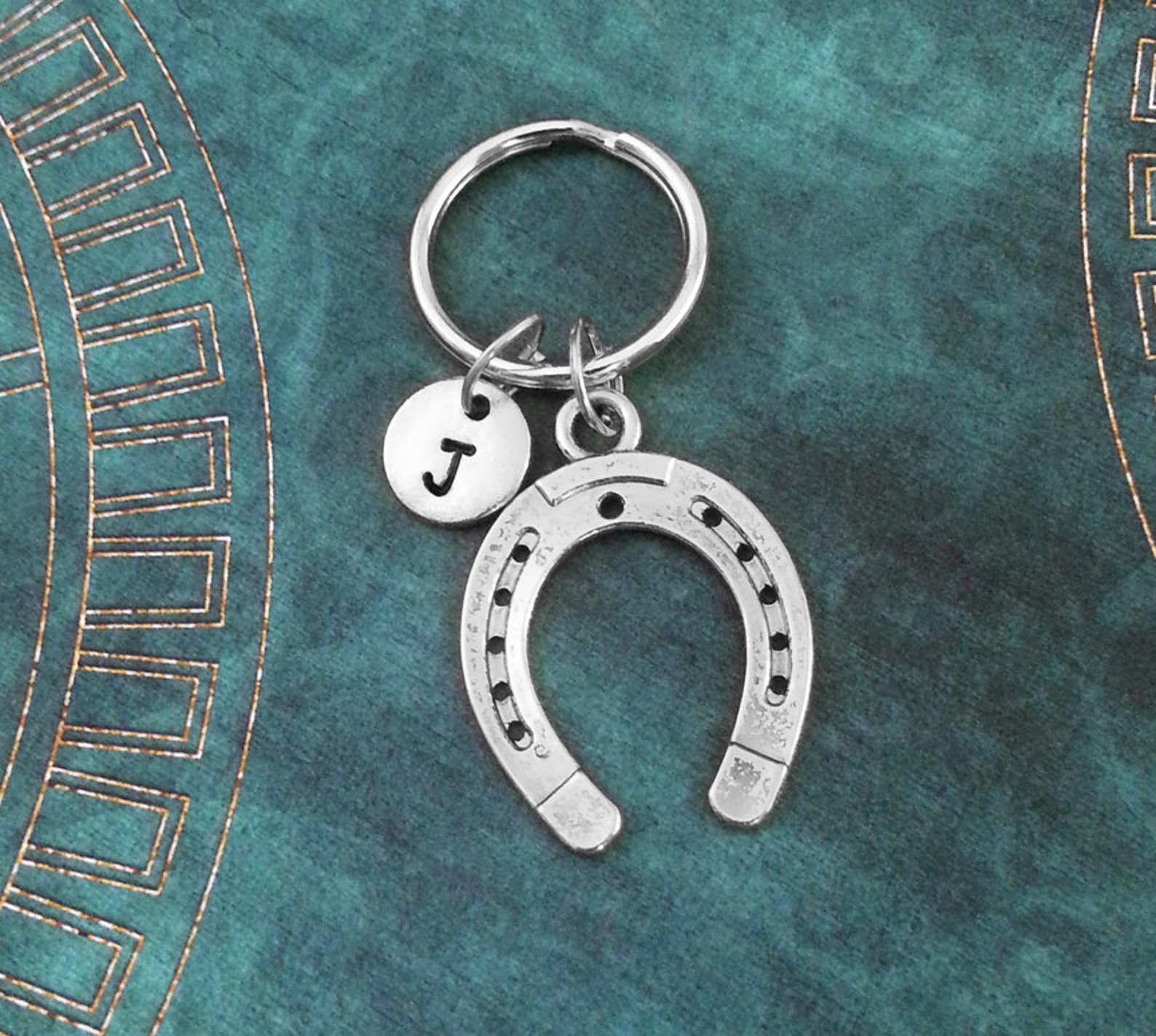 Horseshoe Keychain SMALL Horse Shoe Keychain Horseshoe Keyring Etsy
