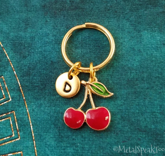 Cherry Charm Keychain