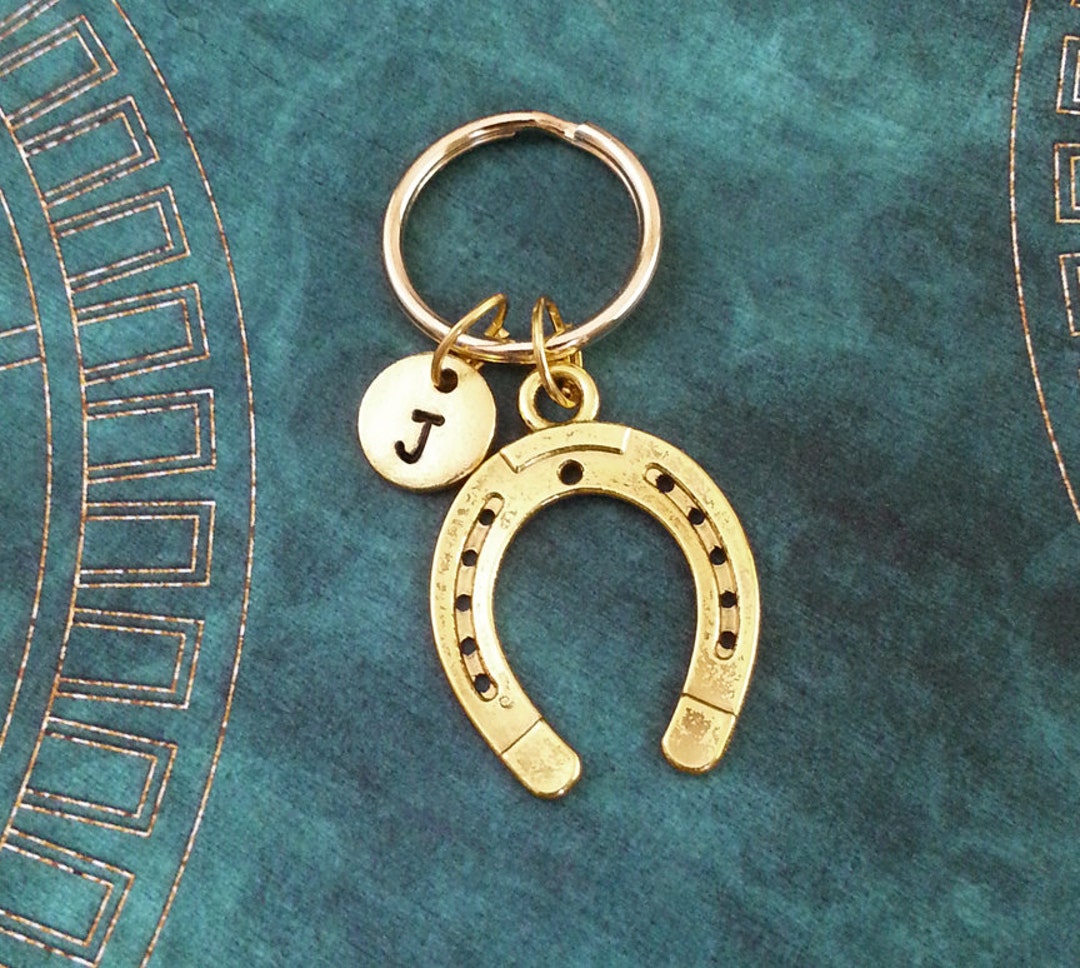 Fer à cheval porte-clé petit cheval or chaussure porte-clés