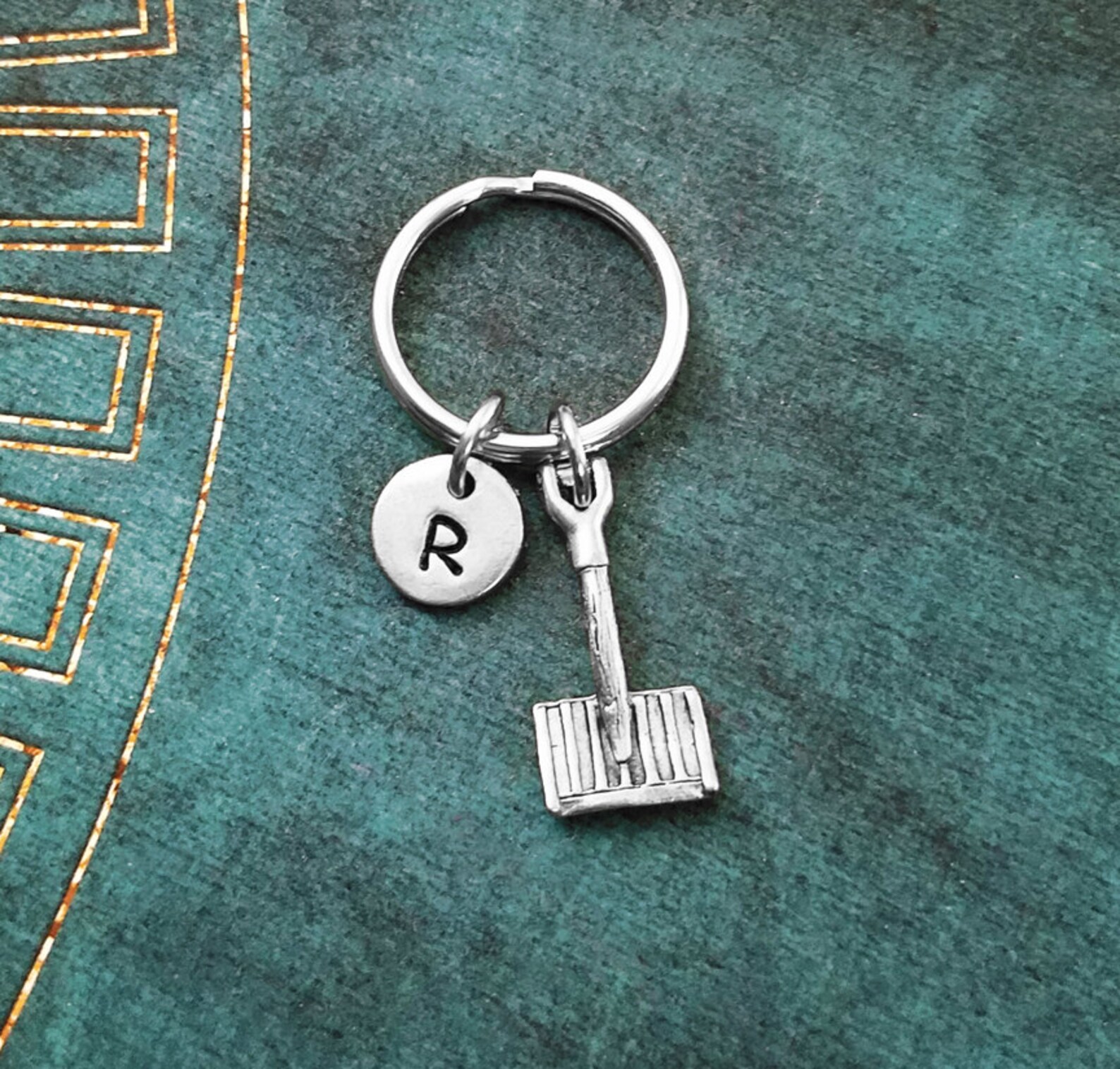 Shovel Keychain VERY SMALL Snow Shovel Keyring Christmas Etsy