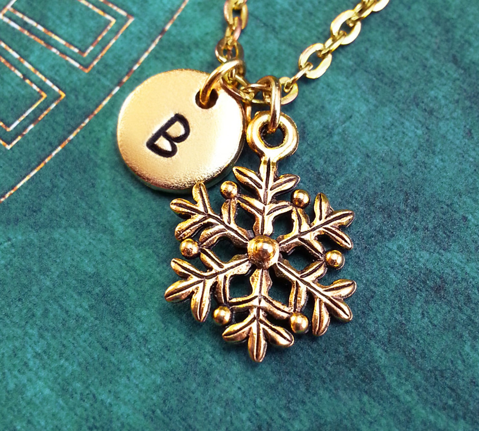 Snowflake Keychain Personalized Keychain Snowflake Keyring Etsy