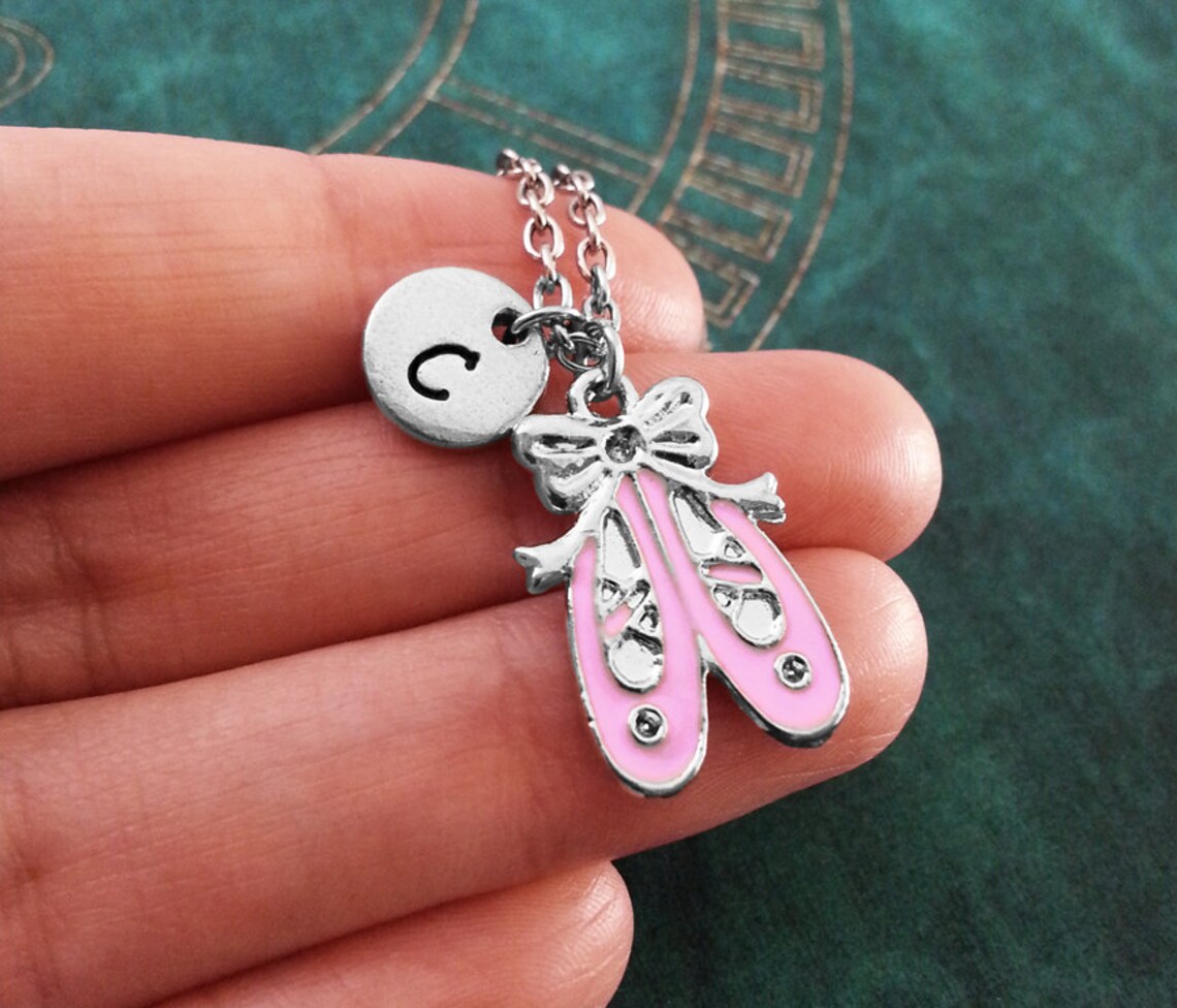 Ballet Shoes Keychain SMALL Pink Ballet Slippers Keychain Etsy