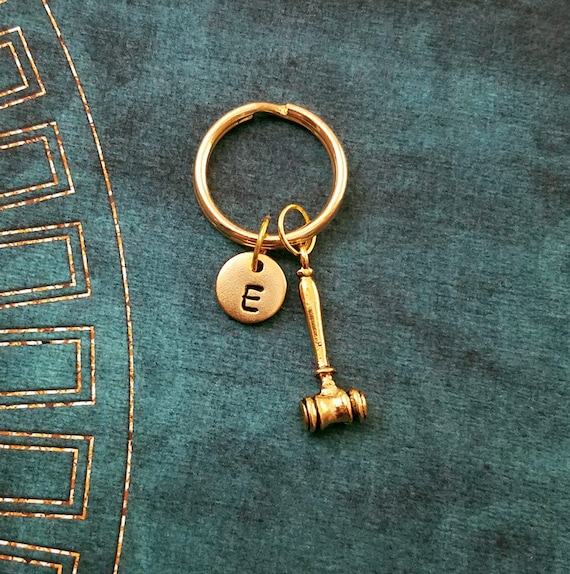 Porte-clés Décoratif Marteau Outil En Métal Bronze - Marque Onwomania - Neuf Avec étiquettes