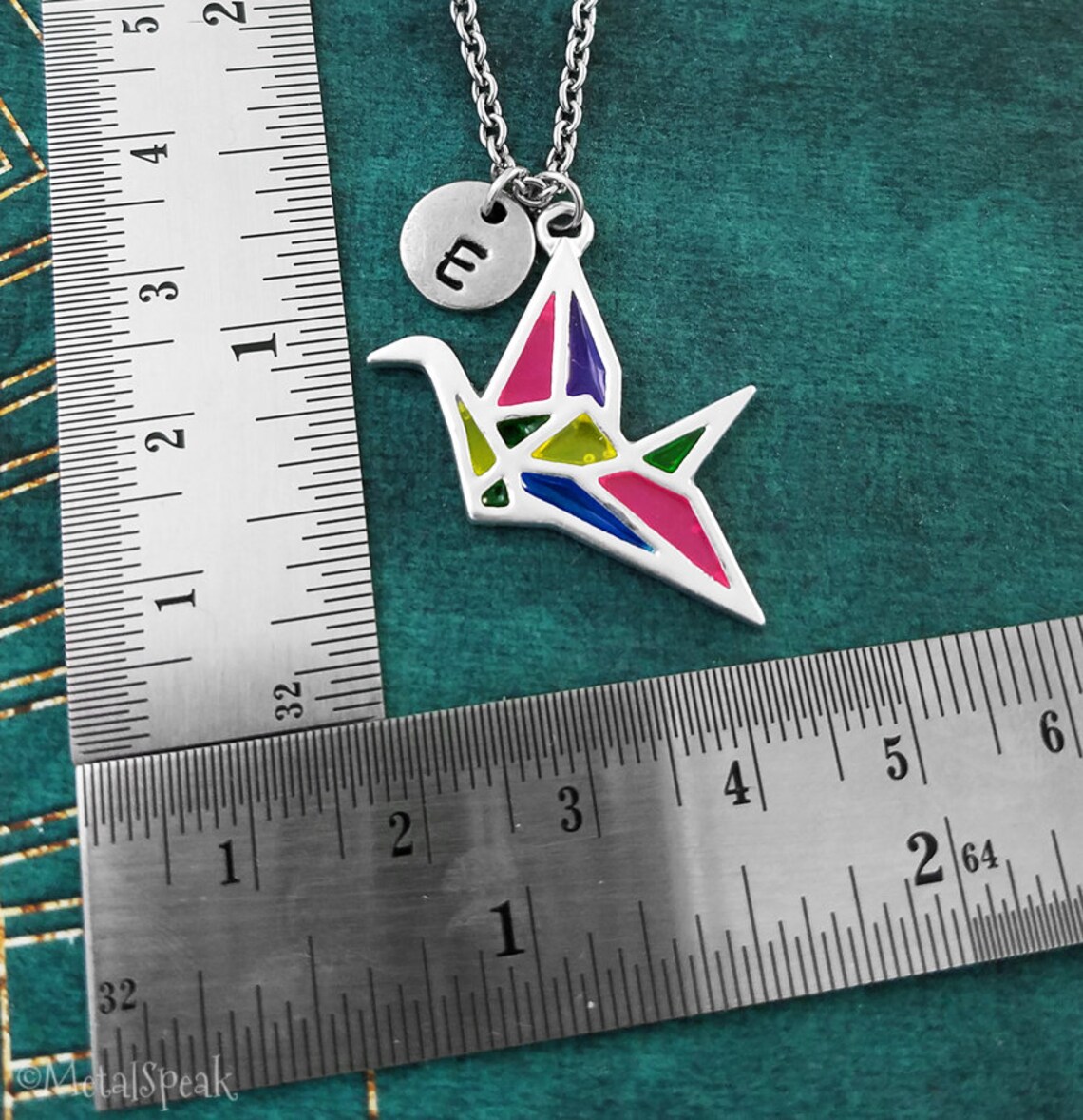 Origami Crane Keychain SMALL Paper Crane Keyring Japanese Gift Etsy