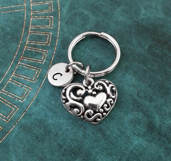 Small heart best sale keychain