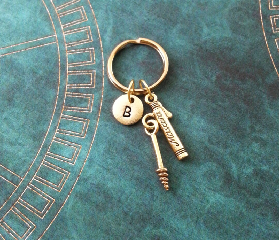 Mascara Keychain VERY SMALL Mascara Keyring Bridesmaid Etsy