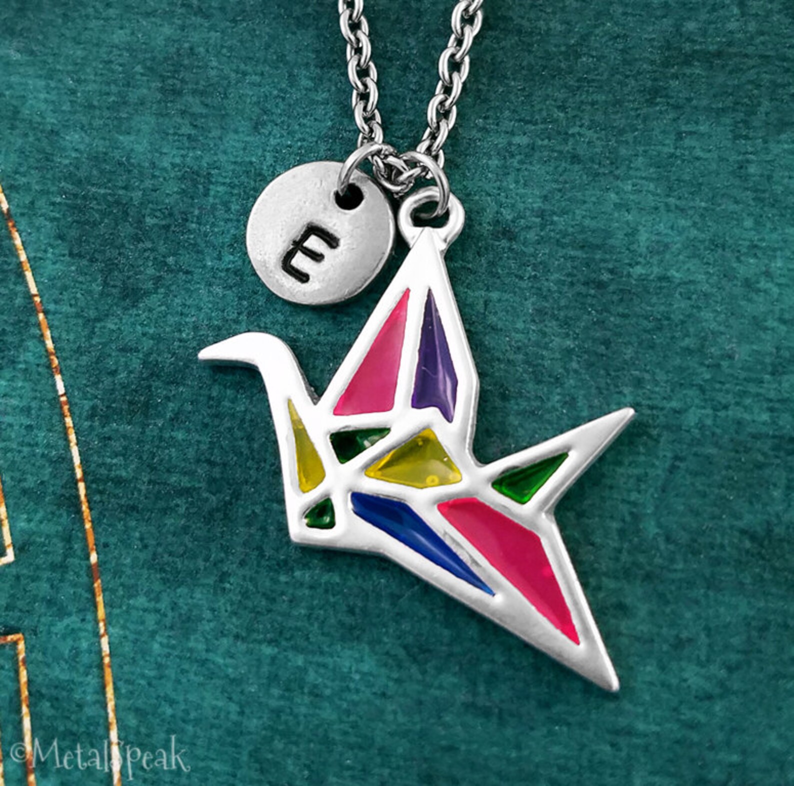 Origami Crane Keychain SMALL Paper Crane Keyring Japanese Gift Etsy