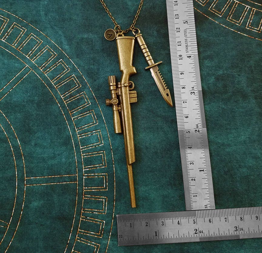 Sniper Rifle Bullet Keychain Sniper Rifle Keychain Gun Keychain Survival Knife Keychain Dagger ...