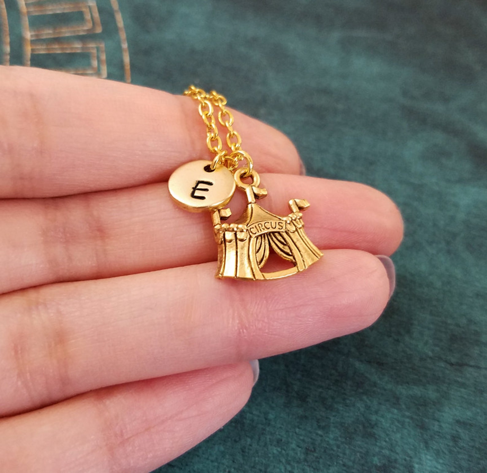 Circus Tent Keychain VERY SMALL Circus Tent Charm Keychain Etsy