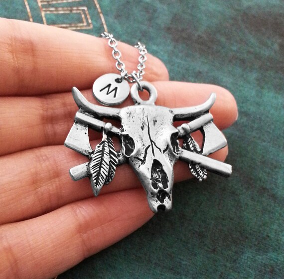 Bull skull sales keychain
