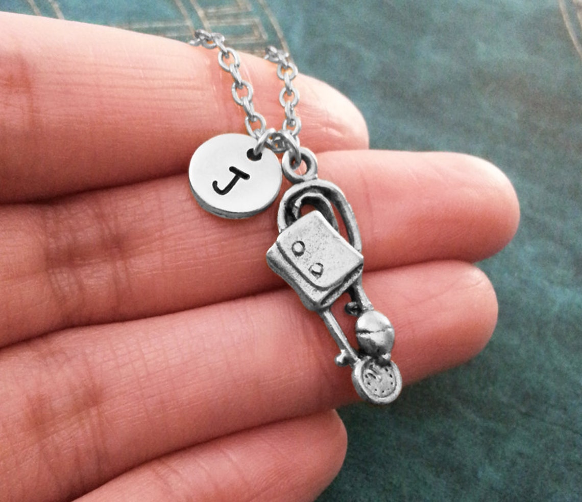 Blood Pressure Cuff Keychain SMALL Silver Blood Pressure Cuff Etsy