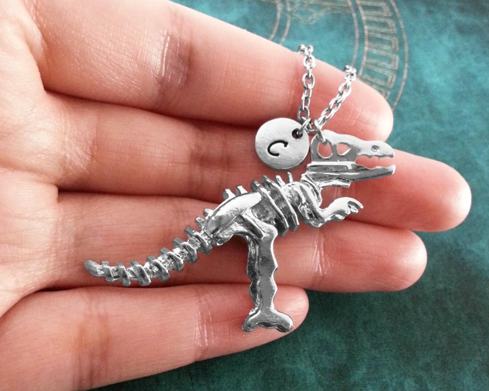 Dinosaur Keychain LARGE Trex Keyring Personalized Keychain Etsy