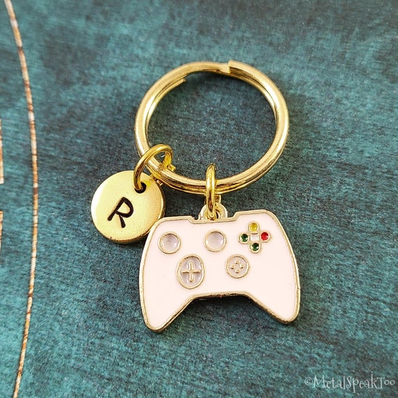 Controller Keychain SMALL Video Game Keychain Gamer Gift Nerd Personalized Initial Keychain Gaming Keychain Charm Keychain Pendant Keychain Etsy Australia