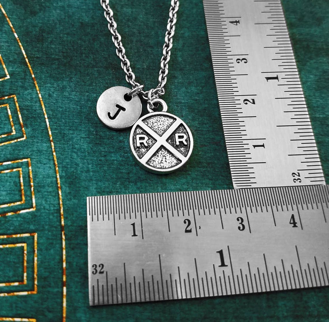 Railroad Crossing Keychain VERY SMALL Railroad Crossing Sign Keyring ...