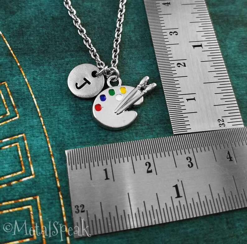 Paint Palette Keychain VERY SMALL Artist Palette Keyring Etsy