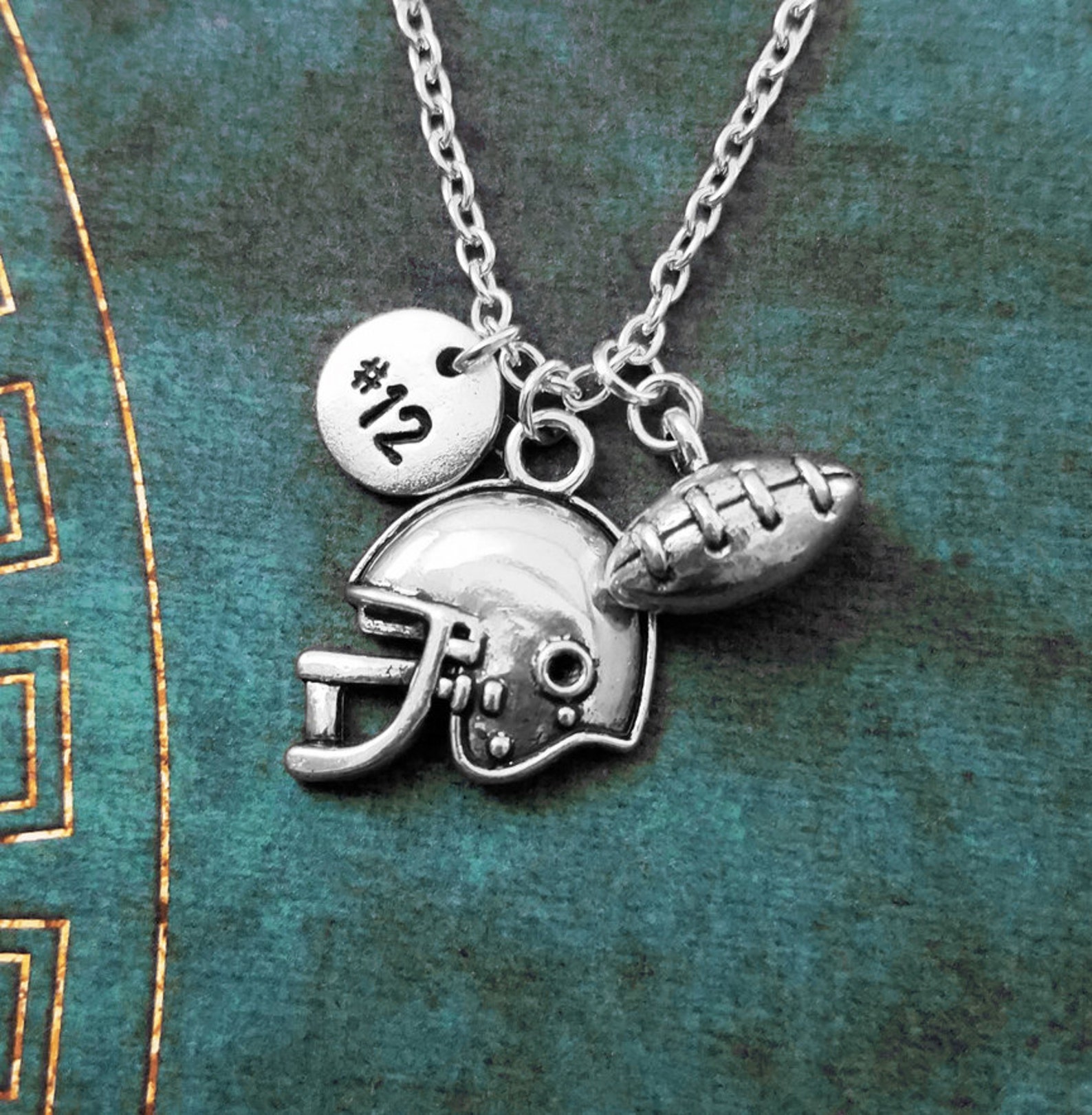 Football Helmet Keychain SMALL Football Keychain Football Etsy