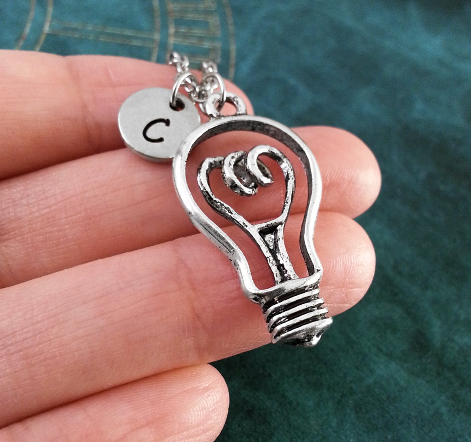 Lightbulb Keychain Electric Light Keyring Custom Keyring Etsy