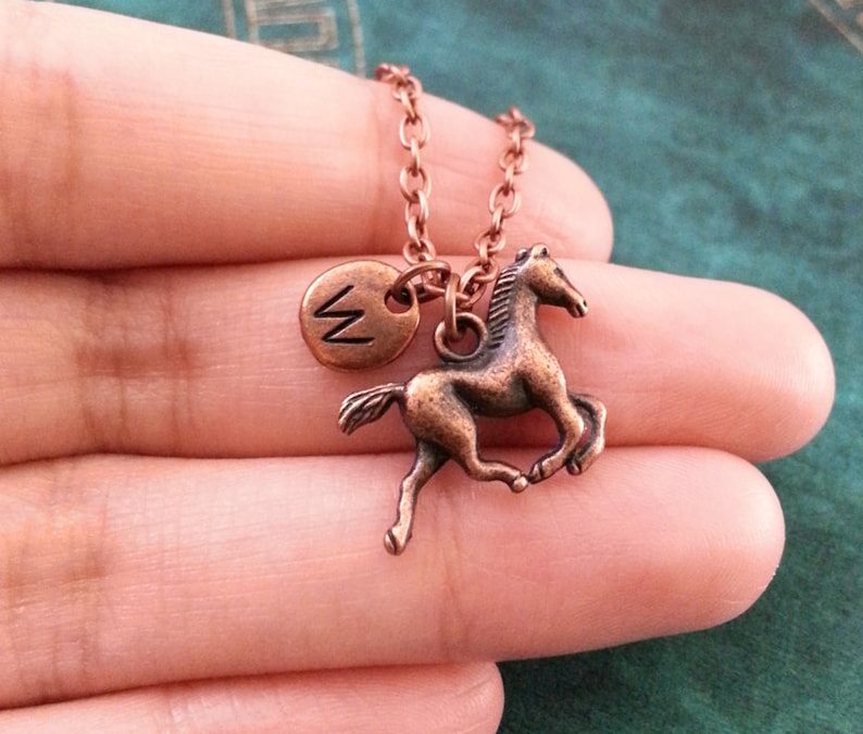 Horse Keychain SMALL Copper Horse Keyring Personalized Etsy