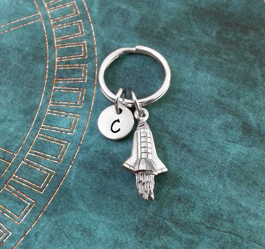 Rocket Keychain SMALL Rocket Keyring Personalized Keychain Etsy