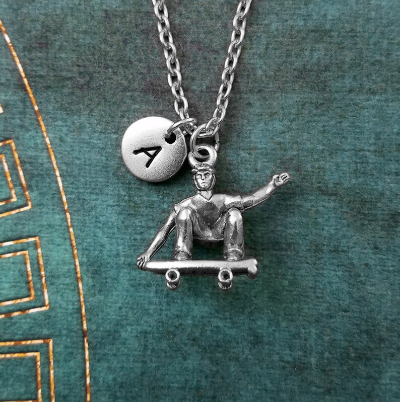Skateboarder Keychain SMALL Skateboard Keychain Skater Etsy