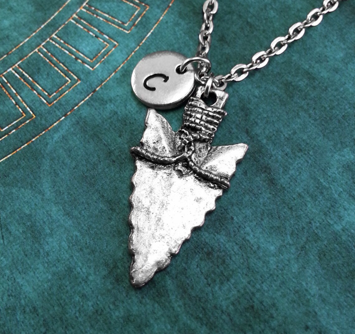 Arrowhead Keychain Arrowhead Keyring Personalized Keychain Etsy