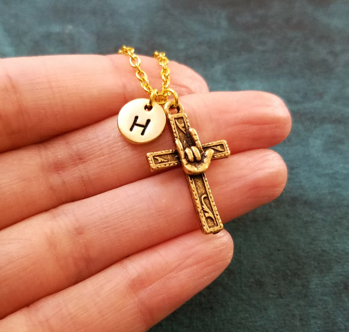Cross Keychain SMALL Love Cross Charm Keychain Christian Etsy